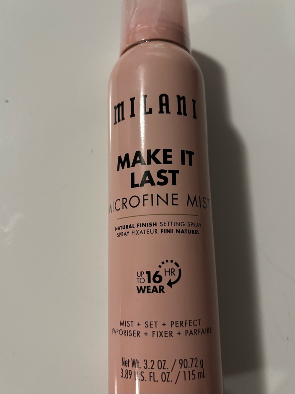 NWT Milani Make It Last Microfine Mist Setting Spray, natural finish. 3.2oz